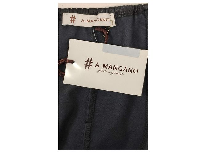 Abito Mangano in pelle vegana nera Nero - vista 5