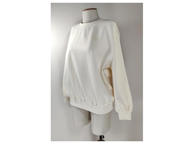 Autre Marque Felpa For Love & Lemons Ecru Bianco - vista 2