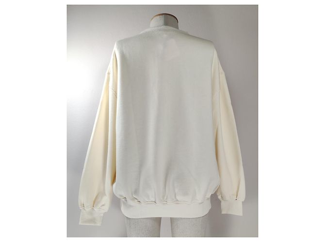 Autre Marque Felpa For Love & Lemons Ecru Bianco - vista 3