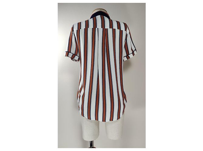 Camisa de rayas de viscosa Baum und Pferdgarten Multicolor - vista 4