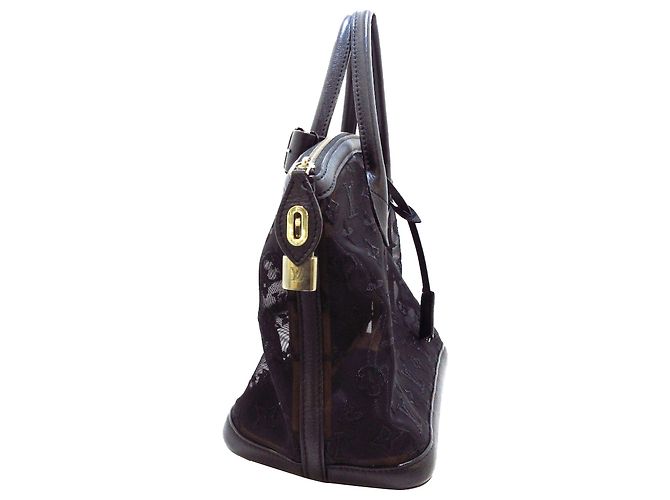 Louis Vuitton Black Monogram Transparence Lockit Nero - vista 2