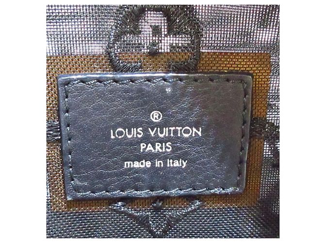 Louis Vuitton Black Monogram Transparence Lockit Nero - vista 6