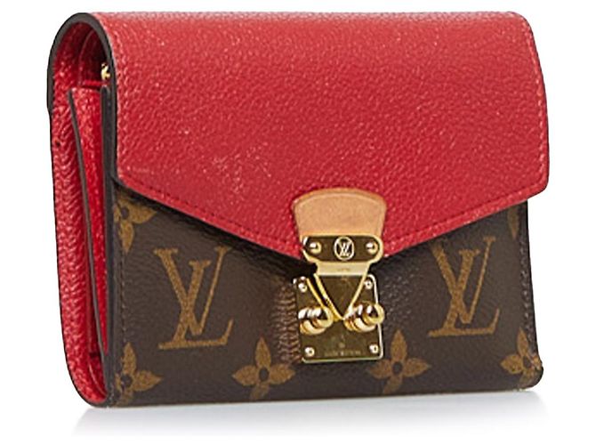 Louis Vuitton Marrone Monogram Pallas Portafoglio Compatto - vista 2