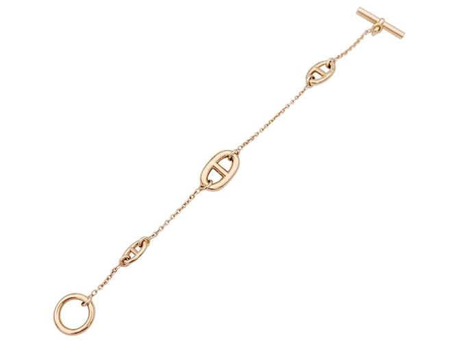 Chaîne d'ancre Hermès Bracciale Hermes, "Frandolo", Oro rosa. - vista 2