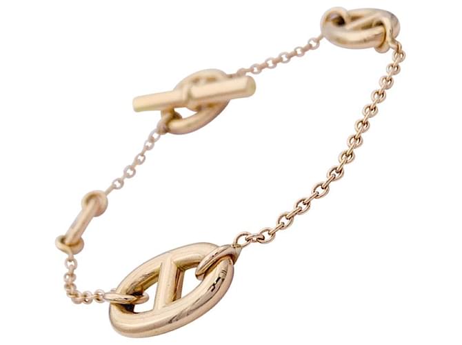 Chaîne d'ancre Hermès Bracciale Hermes, "Frandolo", Oro rosa. - vista 3