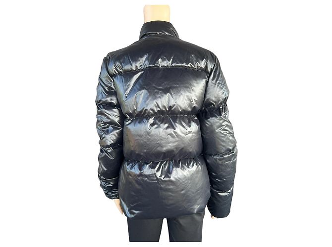 Philipp Plein Black Polyester Men Coat - view 2