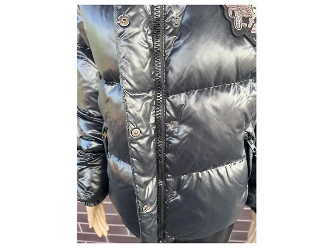 Philipp Plein Black Polyester Men Coat - view 6