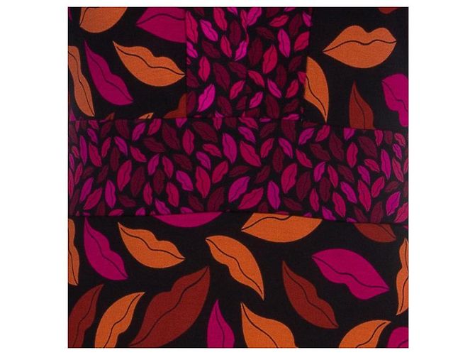 Diane Von Furstenberg Vestido DvF Leyah de seda con estampado Midnight Kiss Multicolor - vista 5