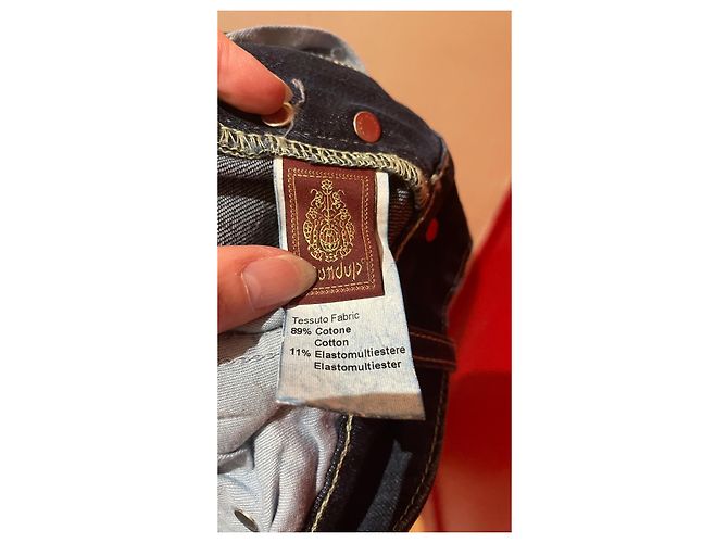 Dondup Bermuda Shorts mit bemalten Blumen Weiß Rot Blau - Ansicht 7