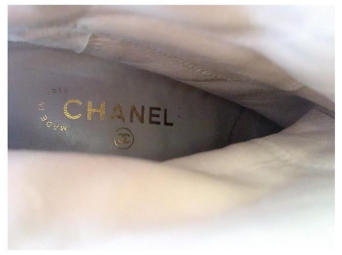 Cambon Botas altas de cuero negro CHANEL - vista 9