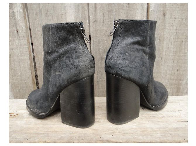 Stivaletti Ash in pelle nera 38 Nero - vista 4