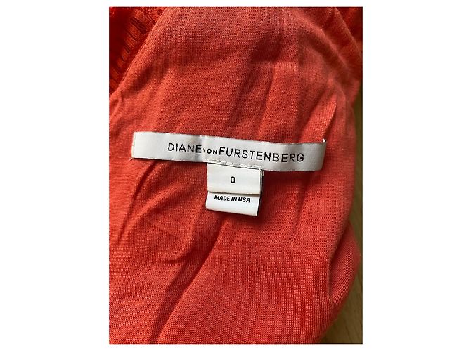 Diane Von Furstenberg Spitzenkleid Koralle - Ansicht 4
