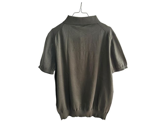 Moncler Polo en maille de coton noir - vue 2