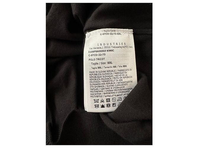 Moncler Polo en maille de coton noir - vue 5