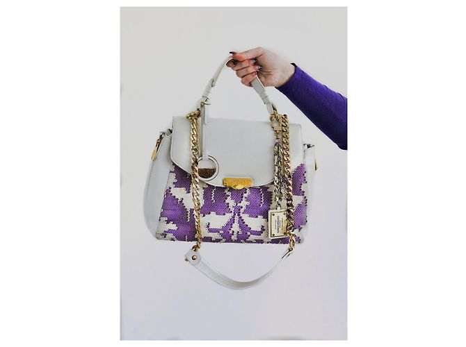 Autre Marque Versace borsetta gianny con tracolla Bianco Porpora - vista 2