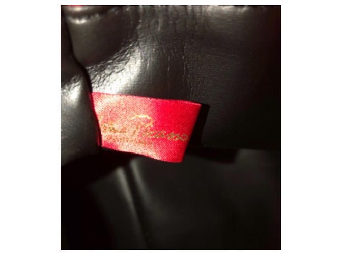 Autre Marque Piccola borsa a mano Paloma Picasso in tessuto rosso - vista 4