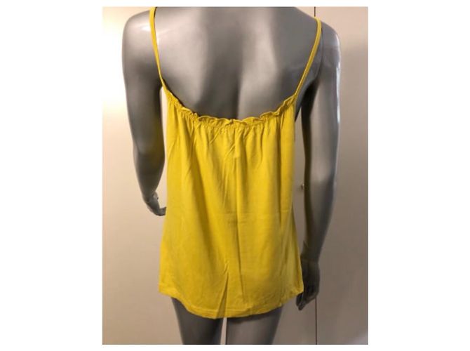Autre Marque Top sin mangas amarillo Chacok de viscosa XL - vista 2