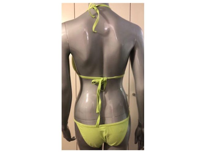 Autre Marque Costume da bagno due pezzi Hip Up giallo e verde neon - vista 2