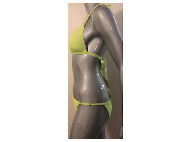 Autre Marque Costume da bagno due pezzi Hip Up giallo e verde neon - vista 4