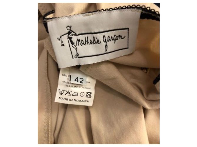 Autre Marque Camiseta sin mangas Nathalie Boy Beige de Algodón - vista 4