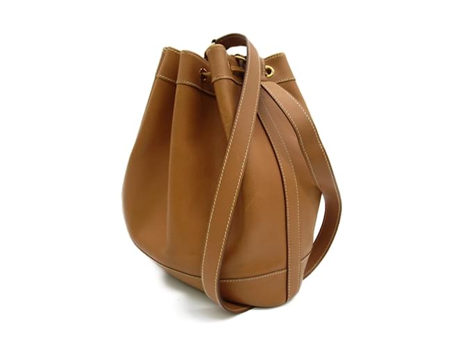 Hermès Borsa a secchiello Courchevel Market Marrone - vista 3