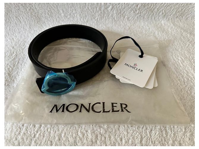 Moncler Schwarzer Ledergürtel - Ansicht 6
