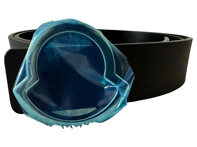 Moncler Schwarzer Ledergürtel - Ansicht 7