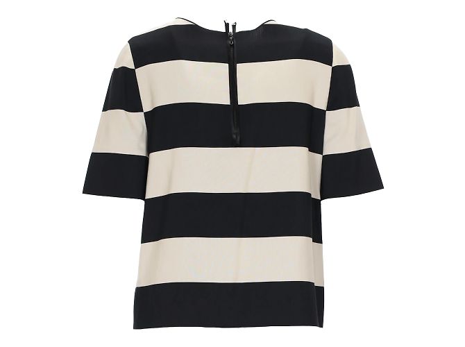 Top de rayas blancas y negras de Lanvin Blanco - vista 2