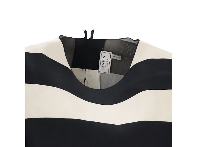 Top de rayas blancas y negras de Lanvin Blanco - vista 4