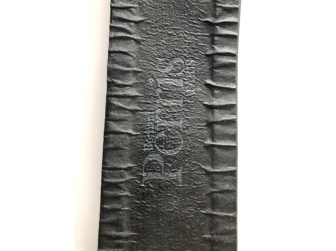 Autre Marque BERNARD PERRIS Gürtel T.Internationales XS-Leder Grün - Ansicht 13