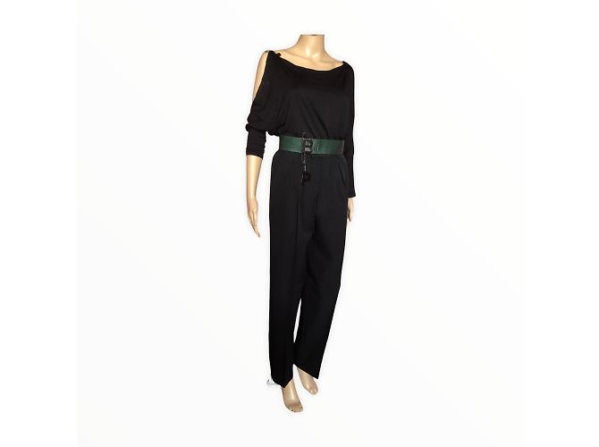 Autre Marque BERNARD PERRIS Gürtel T.Internationales XS-Leder Grün - Ansicht 6