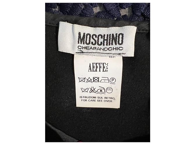 Moschino Cheap And Chic Kleines Schwarzes mit Spitzeneinsätzen - Ansicht 5