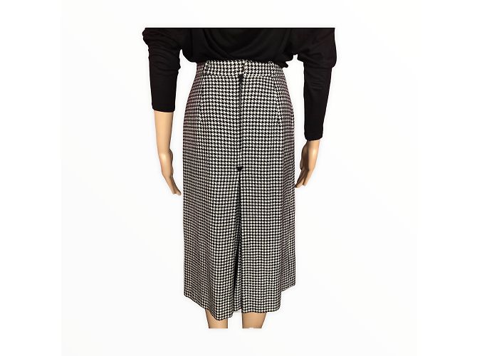 Céline CELINE Gonne T.fr 38 WOOL Nero - vista 5