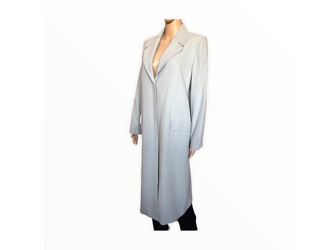 Thierry Mugler MUGLER Abrigos T.fr 42 Seda Azul - vista 2