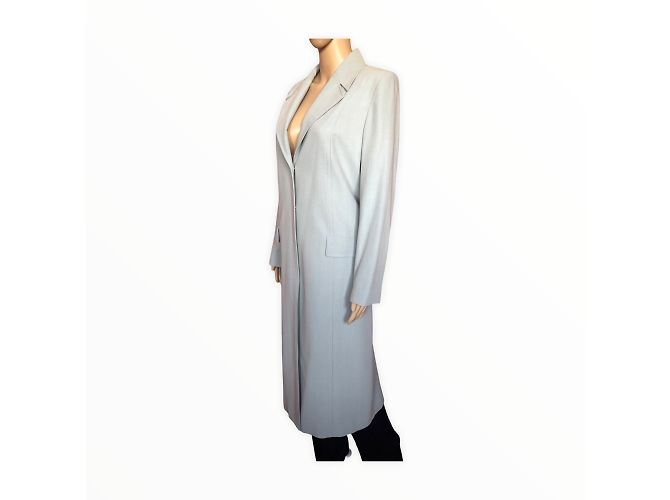 Thierry Mugler MUGLER Abrigos T.fr 42 Seda Azul - vista 6