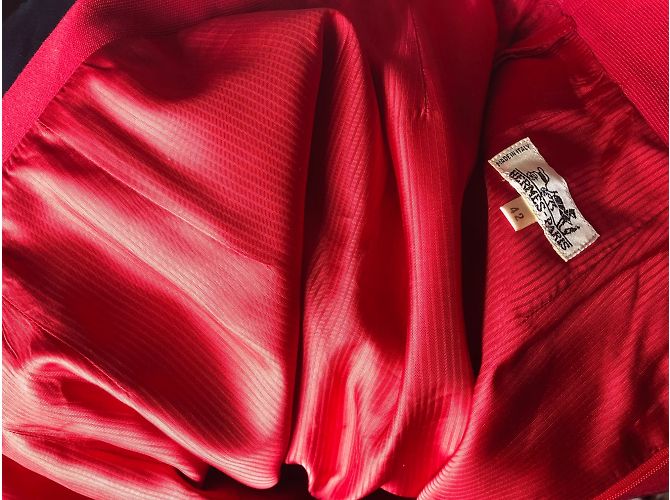 Hermès HERMES Röcke T.fr 38 Wolle Rot - Ansicht 8