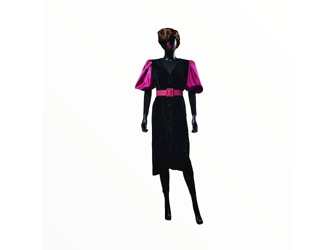YVES SAINT LAURENT Gürtel T.cm 85 Rindsleder Pink - Ansicht 3