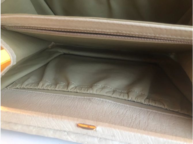Autre Marque NON FIRMATO / Borse non firmate T.  Struzzo Beige - vista 10