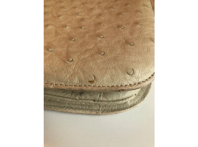 Autre Marque NON FIRMATO / Borse non firmate T.  Struzzo Beige - vista 13