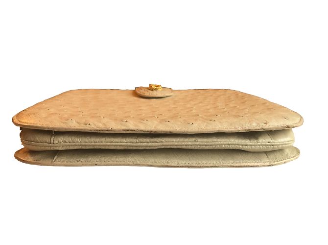 Autre Marque NON FIRMATO / Borse non firmate T.  Struzzo Beige - vista 16