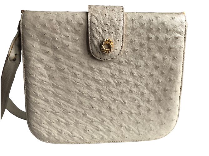 Autre Marque NON FIRMATO / Borse non firmate T.  Struzzo Beige - vista 3