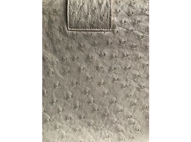 Autre Marque NON FIRMATO / Borse non firmate T.  Struzzo Beige - vista 7