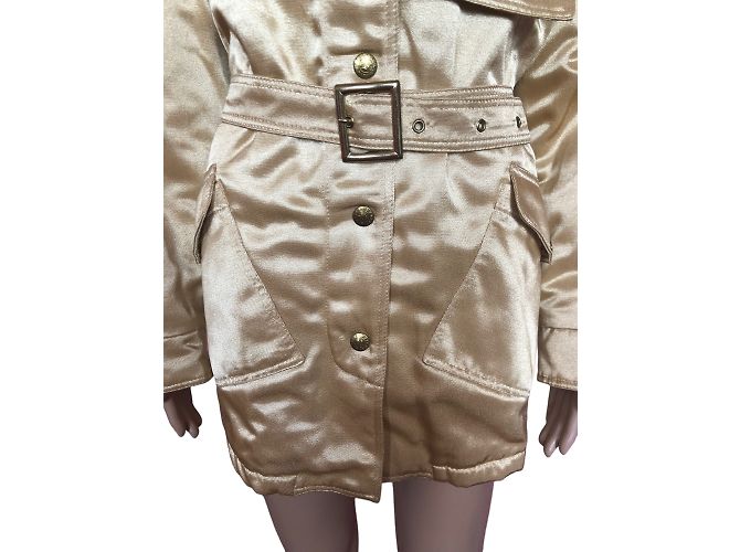 MOSCHINO Abrigos T.fr 38 Algodón Dorado - vista 10