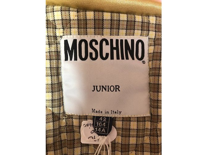 MOSCHINO Abrigos T.fr 38 Algodón Dorado - vista 15