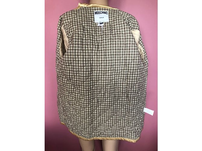 MOSCHINO Abrigos T.fr 38 Algodón Dorado - vista 18
