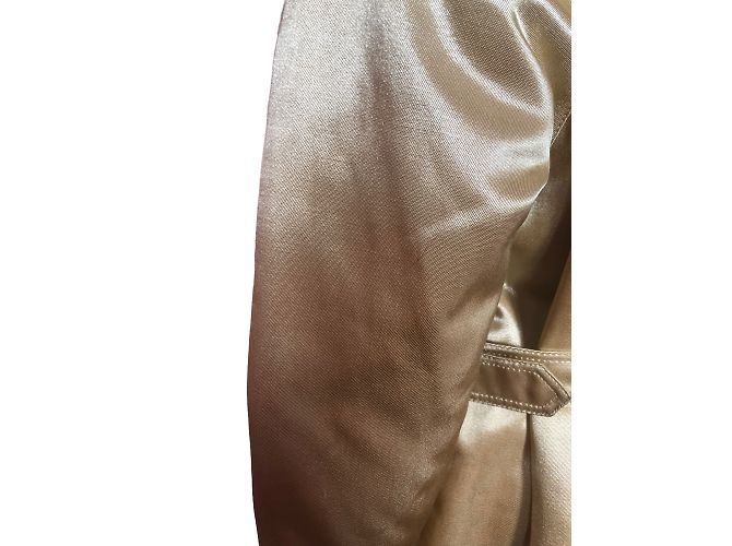 MOSCHINO Abrigos T.fr 38 Algodón Dorado - vista 19