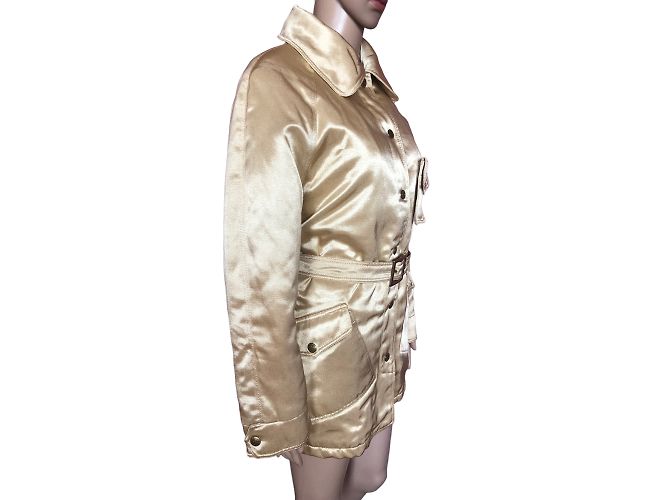 MOSCHINO Abrigos T.fr 38 Algodón Dorado - vista 9