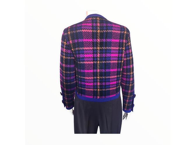 YVES SAINT LAURENT Strickwaren T.fr 36 Viscose Mehrfarben - Ansicht 2