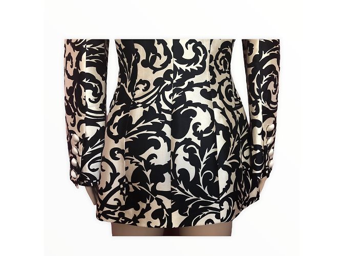 JACQUES FATH Jacken T.fr 38 Silk Schwarz - Ansicht 3
