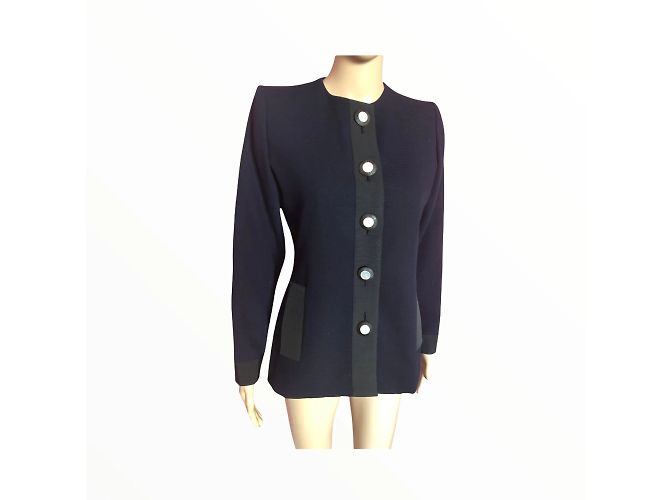 YVES SAINT LAURENT Giacche T.fr 34 WOOL - vista 2